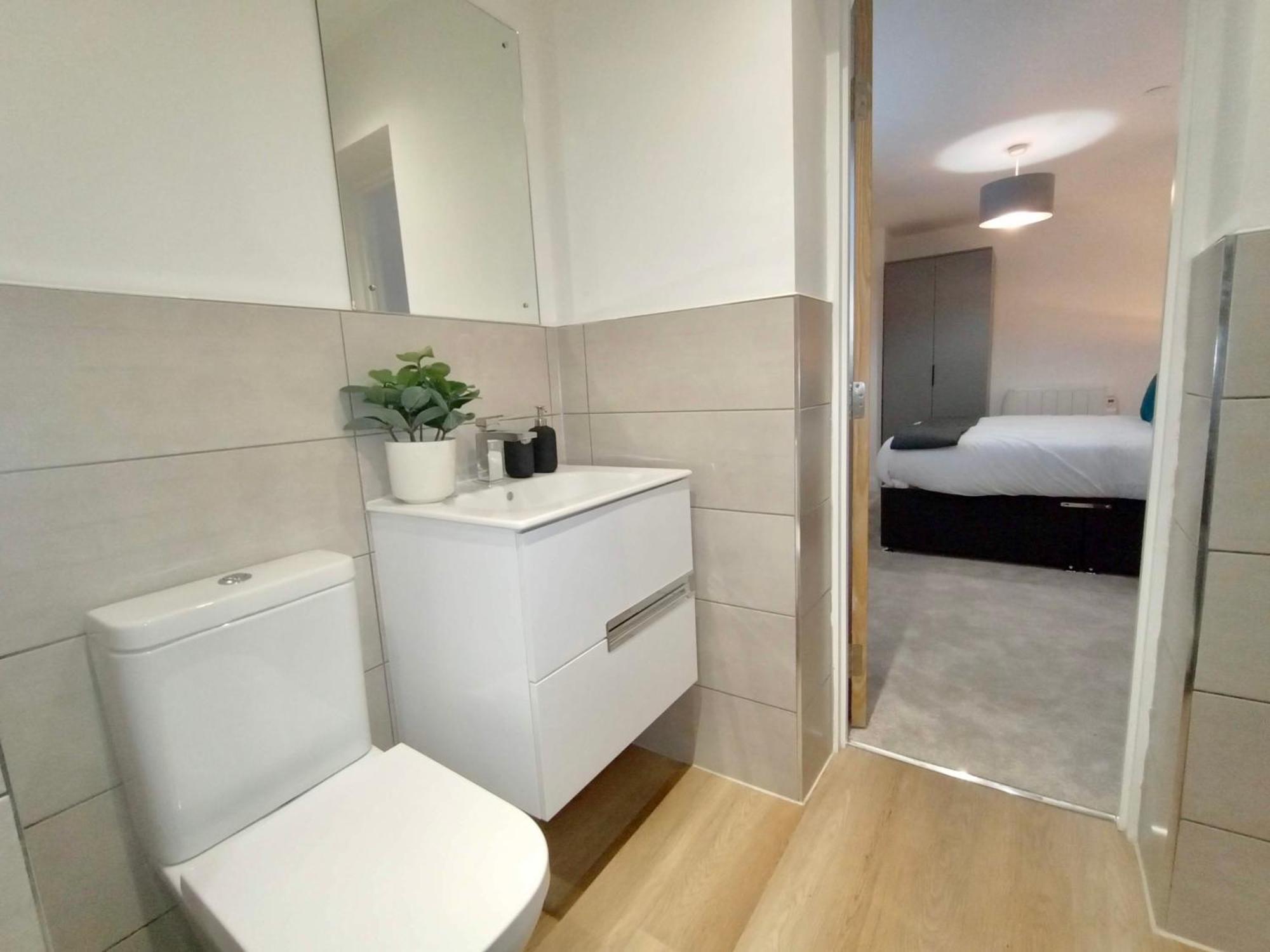 Luxury 2 Bed 2 Bath Flat Near Old Trafford Appartement Manchester Buitenkant foto