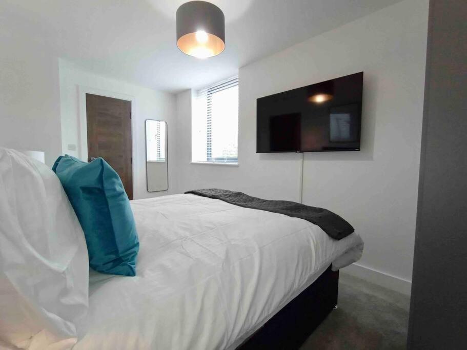 Luxury 2 Bed 2 Bath Flat Near Old Trafford Appartement Manchester Buitenkant foto
